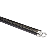 RISE - BDSM Zweep - Feather Single Tail - Zwart