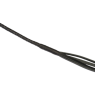 RISE - BDSM Zweep - Feather Single Tail - Zwart