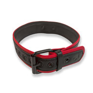 Brutus Vegan Puppy Collar - Zwart/Rood