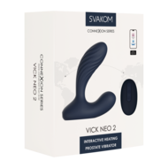 Svakom - Connexion Series Vick Neo 2 - Prostaat Vibrator - App Control - Donkerblauw
