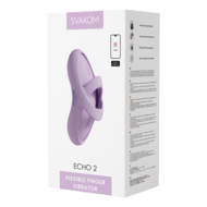 Svakom - Echo 2 - Flexibele Vinger Vibrator - App Control - Pink Lilac