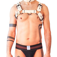 Brutus Vegan Puppy Harnas - Wit - Maat L/XL