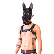 Brutus Vegan Puppy Harnas - Zwart - Maat L/XL