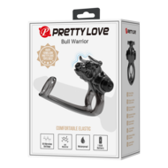 Pretty Love - Bull Warrior - Penisring - Zwart