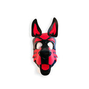 Brutus Vegan Puppy Hood - Zwart/Rood