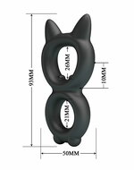 Crazy Bull - Toran - Cockring - Model 20 - Zwart