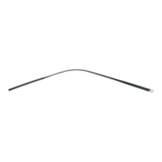 RISE - BDSM Zweep - Feather Slim Single Tail - Zwart/Groen