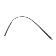 RISE - BDSM Zweep - Feather Slim Single Tail - Zwart/Groen