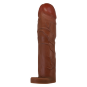 Pretty Love - Gerd - Cockring met verlengde Penis Sleeve - 75mm - Bruin