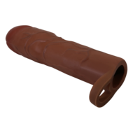 Pretty Love - Gerd - Cockring met verlengde Penis Sleeve - 75mm - Bruin