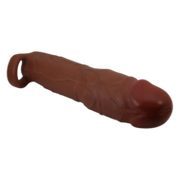 Pretty Love - Gerd - Cockring met verlengde Penis Sleeve - 75mm - Bruin