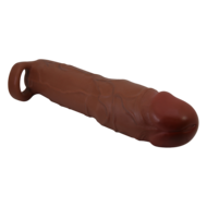 Pretty Love - Gerd - Cockring met verlengde Penis Sleeve - 75mm - Bruin