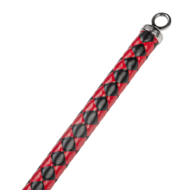 RISE - Cat O' Nine BDSM Zweep - Heavy - Zwart/Rood
