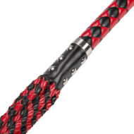 RISE - Cat O' Nine BDSM Zweep - Heavy - Zwart/Rood