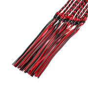 RISE - Cat O' Nine BDSM Zweep - Heavy - Zwart/Rood