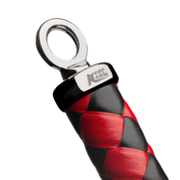 RISE - Cat O' Nine BDSM Zweep - Heavy - Zwart/Rood