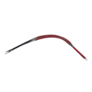 RISE - Cat O' Nine BDSM Zweep - Extra Heavy - Zwart/Rood