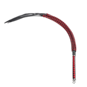 RISE - Cat O' Nine BDSM Zweep - Extra Heavy - Zwart/Rood