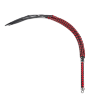 RISE - Cat O' Nine BDSM Zweep - Extra Heavy - Zwart/Rood