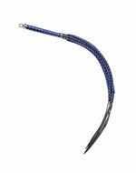 RISE - Cat O' Nine BDSM Zweep - Extra Heavy - Zwart/Blauw