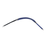 RISE - Cat O' Nine BDSM Zweep - Extra Heavy - Zwart/Blauw