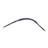 RISE - Cat O' Nine BDSM Zweep - Extra Heavy - Zwart/Blauw