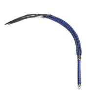 RISE - Cat O' Nine BDSM Zweep - Extra Heavy - Zwart/Blauw