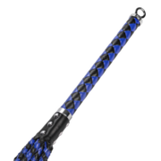 RISE - Cat O' Nine BDSM Zweep - Extra Heavy - Zwart/Blauw