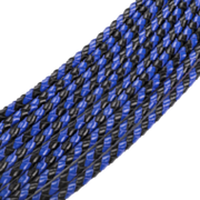 RISE - Cat O' Nine BDSM Zweep - Extra Heavy - Zwart/Blauw