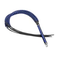 RISE - Cat O' Nine BDSM Zweep - Extra Heavy - Zwart/Blauw