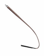 RISE - BDSM Zweep - Feather Wide Single Tail  - Wijnrood/Zwart