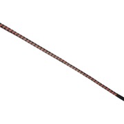 RISE - BDSM Zweep - Feather Wide Single Tail  - Wijnrood/Zwart