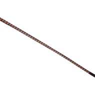 RISE - BDSM Zweep - Feather Wide Single Tail  - Wijnrood/Zwart