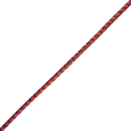 RISE - BDSM Zweep - Feather Soft Single Tail - Rood/Zwart
