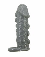 Pretty Love - Faylen - Realistische Penis Sleeve - Donkergrijs