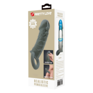 Pretty Love - Faylen - Realistische Penis Sleeve - Donkergrijs