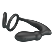 Pretty Love - Emoni - Cockring met Buttplug - Zwart