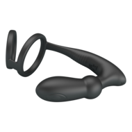 Pretty Love - Emoni - Cockring met Buttplug - Zwart