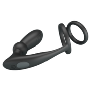 Pretty Love - Emoni - Cockring met Buttplug - Zwart