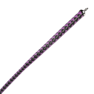 RISE - Japanse Bull Whip - 90 cm - Zwart/Paars