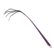 RISE - Japanse Bull Whip - 90 cm - Zwart/Paars