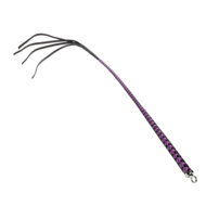 RISE - Japanse Bull Whip - 90 cm - Zwart/Paars