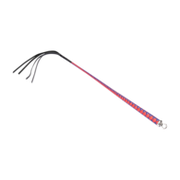 RISE - Japanse Bull Whip - 90 cm - Rood/Blauw