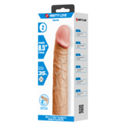 Pretty Love - Derek - Realistische Penis Sleeve - 215mm - Lichte Huidskleur