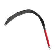 RISE - Lange Flogger met Harde Strengen - Rood