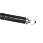 RISE - Lange Flogger met Harde Strengen - Zwart