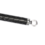 RISE - Lange Flogger met Harde Strengen - Zwart