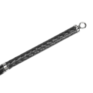RISE - Lange Flogger met Zachte Strengen - Zwart