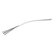 RISE - Japanse Bull Whip - 120 cm - Zwart/Wit