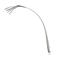 RISE - Japanse Bull Whip - 120 cm - Zwart/Wit